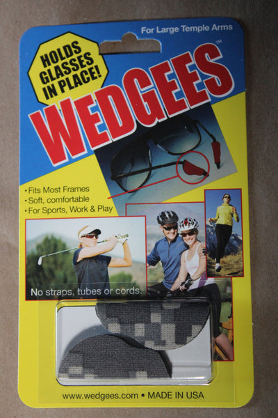 Wedgees Large - Camouflage - Fits Larger Glasses Temple Arms