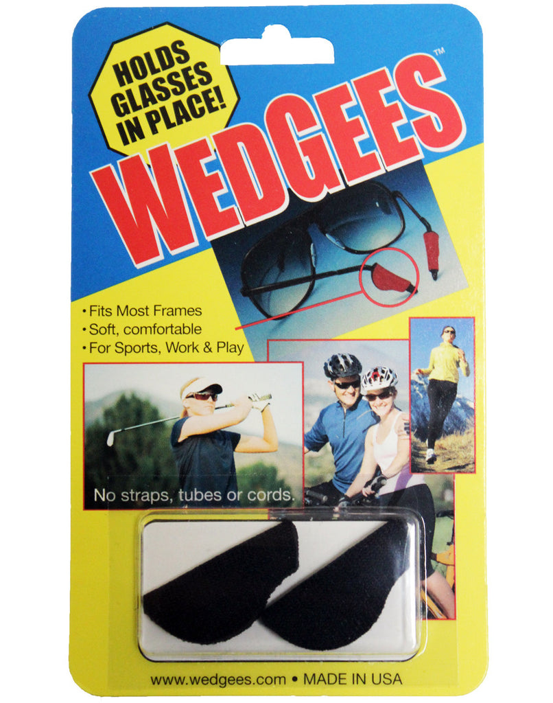 Wedgees - Black - Fits Most Standard Size Frames & Temple Arms