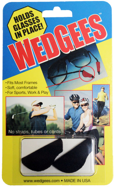 Wedgees - Black - Fits Most Standard Size Frames & Temple Arms